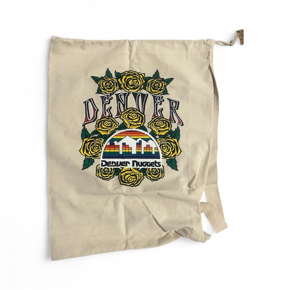Mitchell & Ness Cream NBA Nuggets Tote Bag